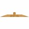 Ekena Millwork Portland Rough Sawn Timber Gable Bracket, Western Red Cedar, 72"W x 12"H x 6"D x 6"F, 4/12 Pitch GBW072X12X0606POR00RWR - alternate 1
